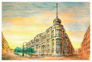 Postcard St Petersburg Russia "DLT"