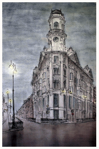 Postcard St Petersburg Russia "Five Corners"