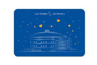 Postcard St Petersburg Russia "Planetarium"