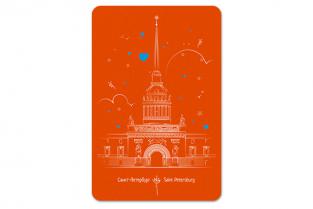 Postcard St Petersburg Russia "Admiralty building"