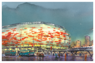Postcard Russia Saransk Football Stadium