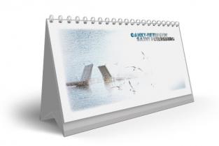 Flip calendar St Petersburg Russia